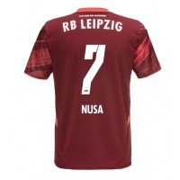 Camisa de Futebol RB Leipzig Antonio Nusa #7 Equipamento Secundário 2024-25 Manga Curta
